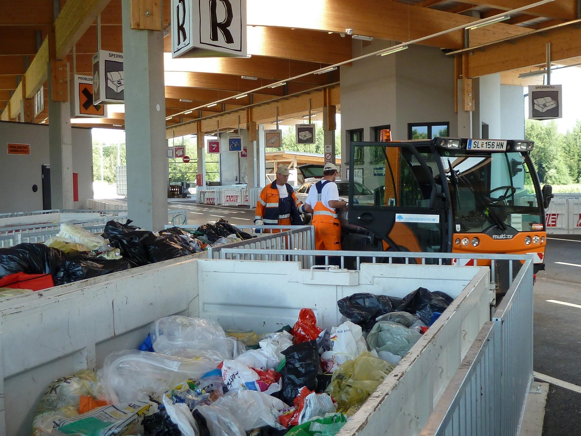 Umwelt Service US ASZ Altstoffsammelzentrum Gewerbemüll