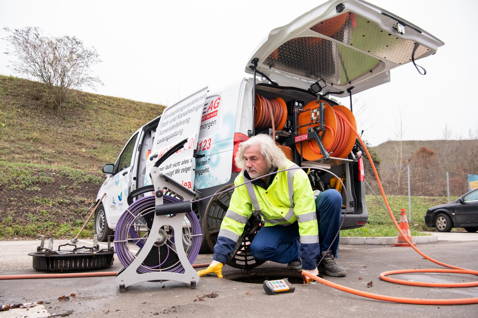 Umwelt Service, Verstopfungsdienst, Kanalreinigung, Verstopfungsnotdienst