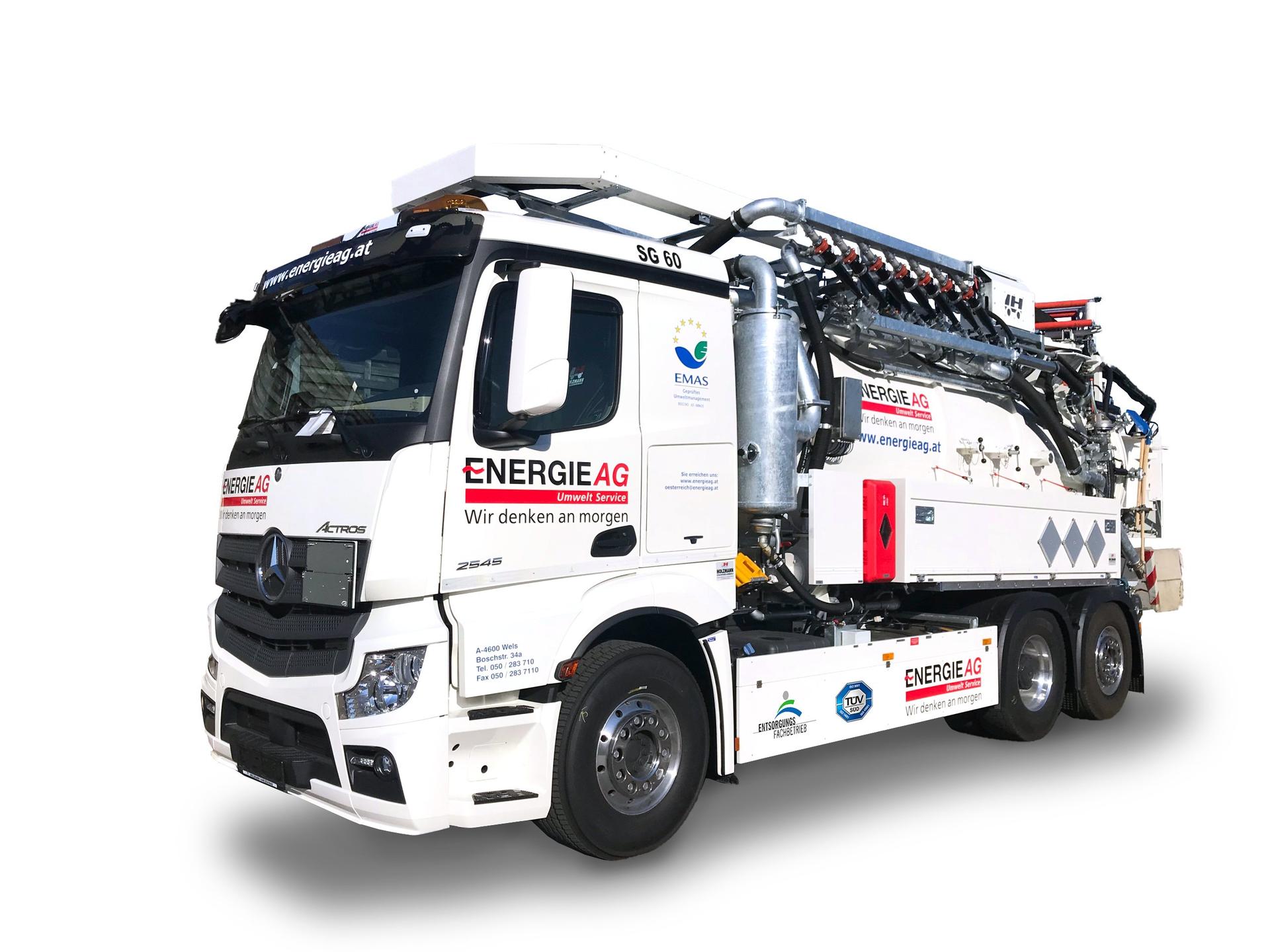 EAG Umwelt Service, Fuhrpark, SG60 Hochdruck Spülkombi mit Wasseraufbereitung für die Kanalreinigung