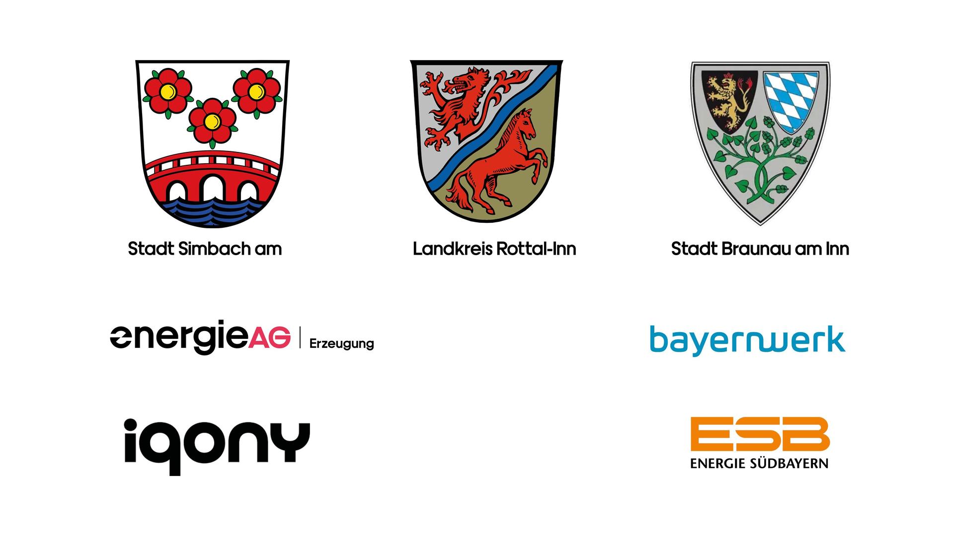 GBS
Geothermie Braunau Simbach
Stadt Simbach am Inn
Landkreis Rottal-Inn
Stadt Braunau am Inn
bayernwerk
iqony
ESB
