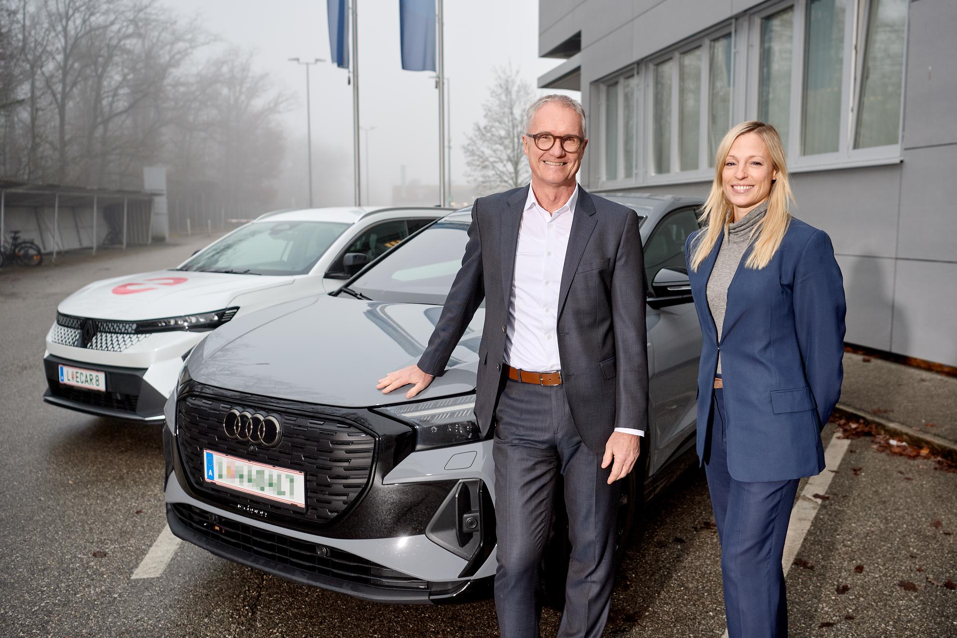 Sonja Kaiser (Energie AG), Armin Hessenberger (POLOPLAST)