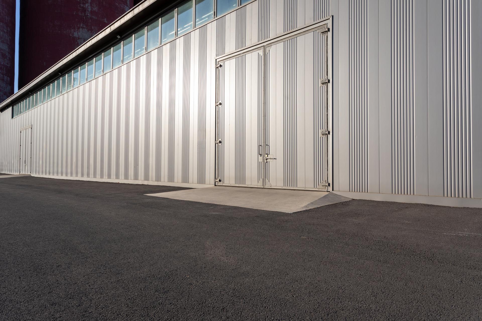 Industrial style parking lot, Beijing, China