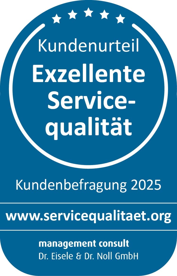 Ausgezeichnete Servicequalität