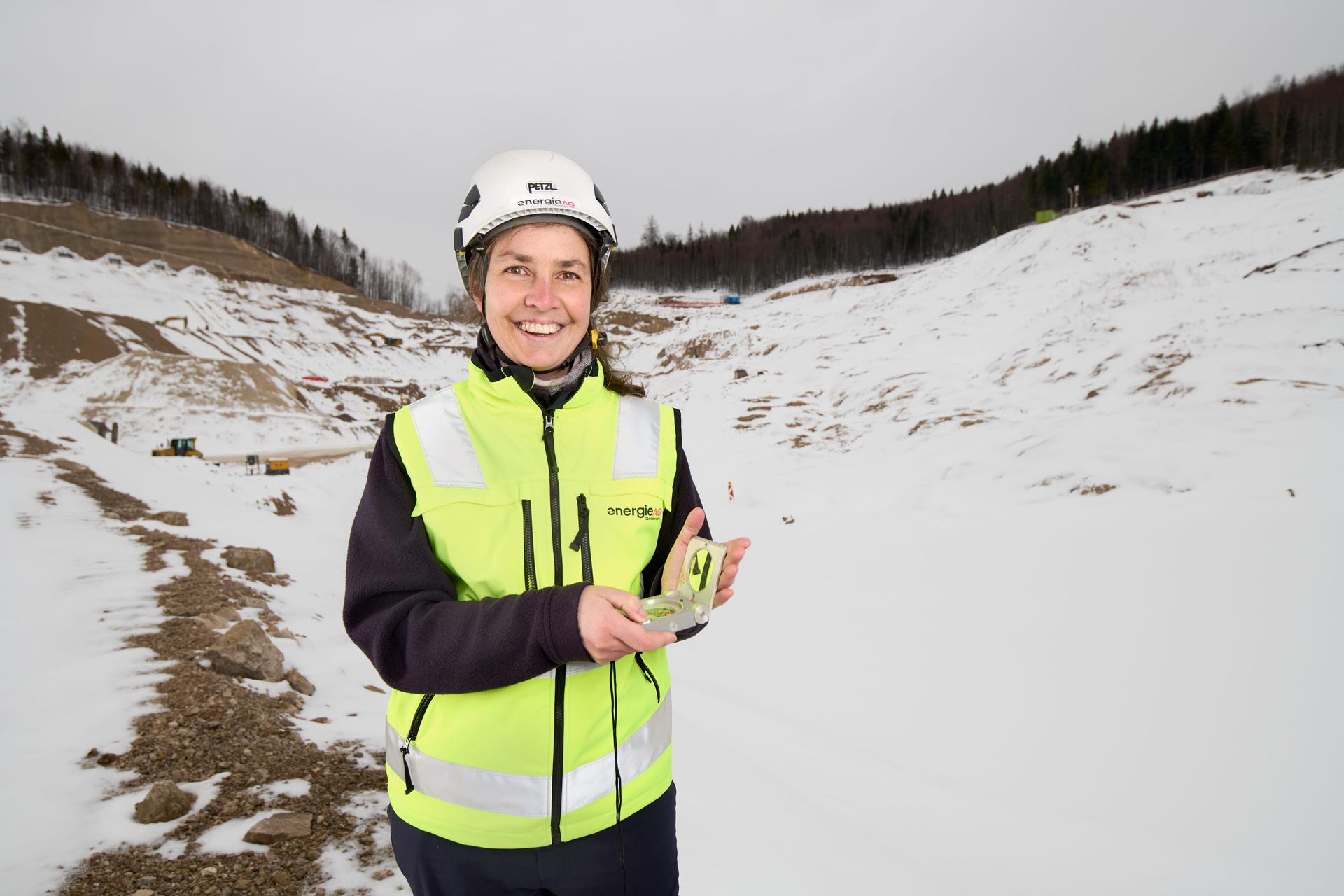 Weltfrauentag Kolleginnen Margarete Göritzer Geologin PSKW Pumpspeicherkraftwerk Ebensee Gestein Tech Services