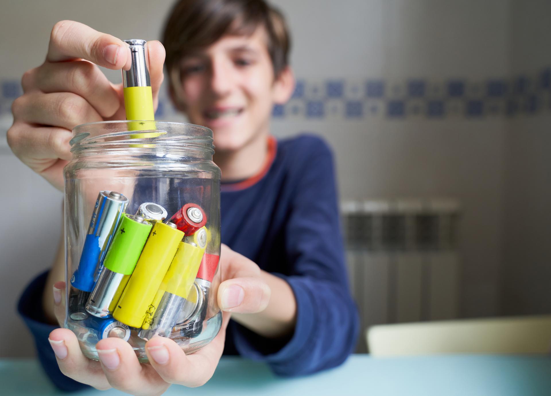 Batterien recyclen