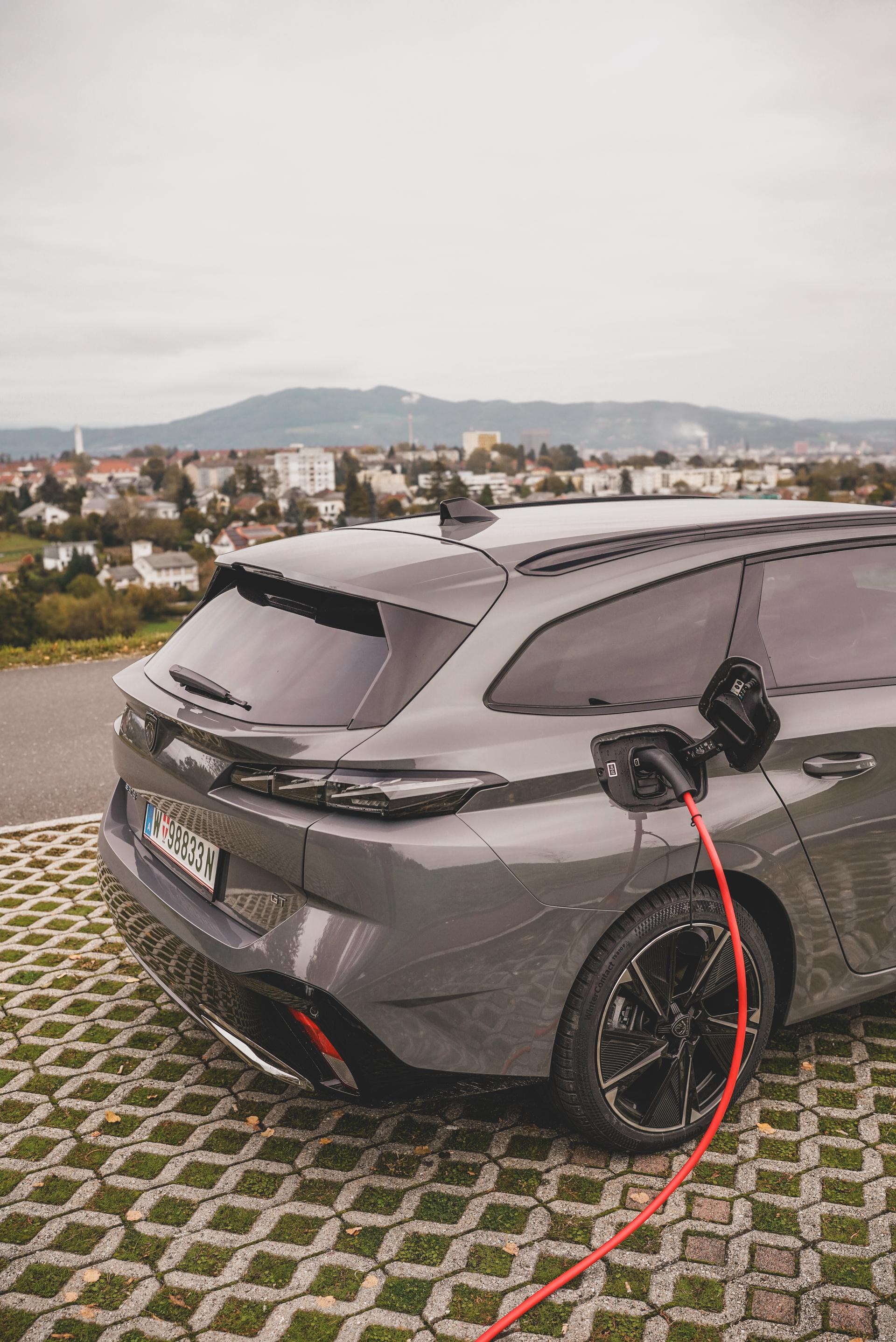 Fahrzeug, Auto, Testfahrt, Peugeot e 308 sw, energieabergut